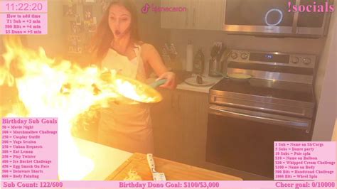 kjanecaron fire|Twitch streamer loses her cool after accidentally starting a。